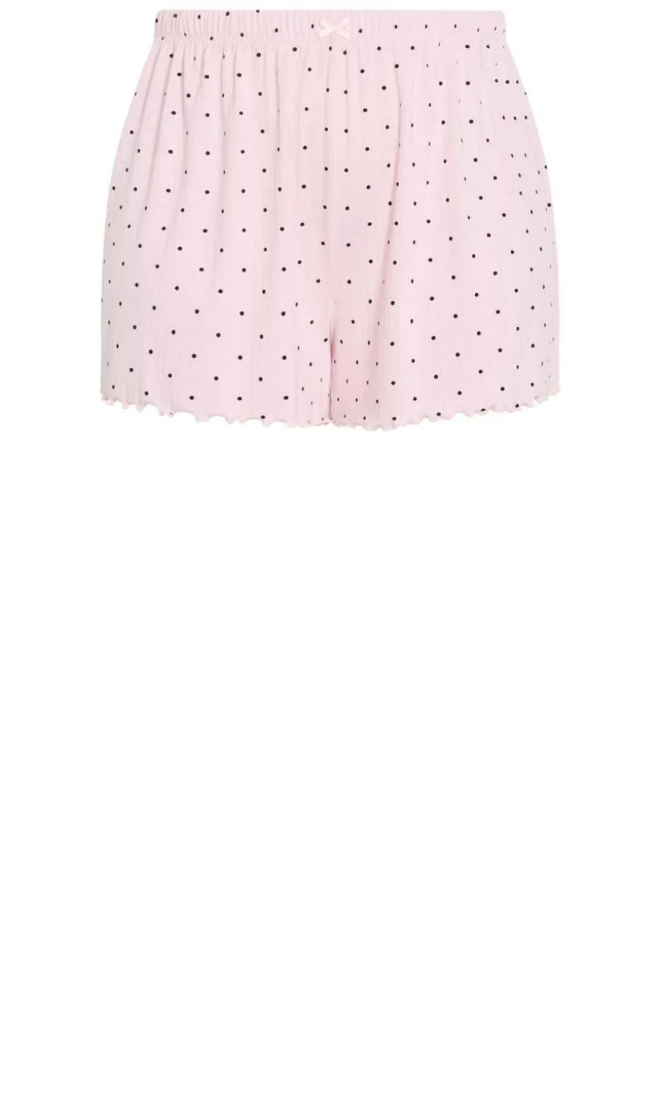 Brooke Spot Sleep Short - baby pink