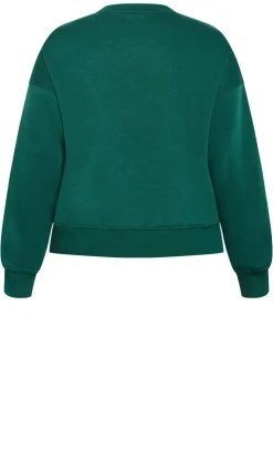 Brooklyn Crew Neck Sweatshirt - varsity green