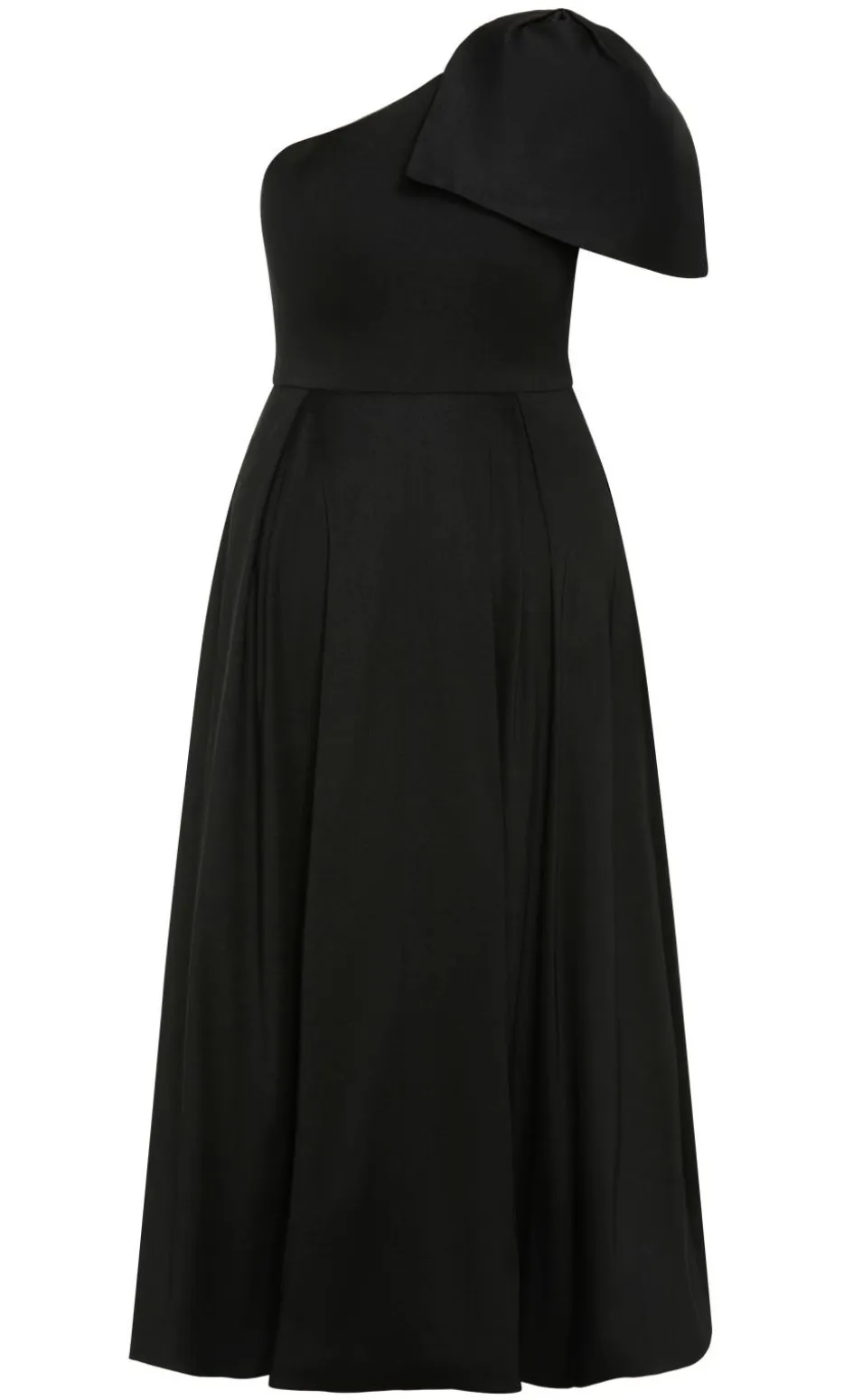 Captivate One Shoulder Maxi Dress - black