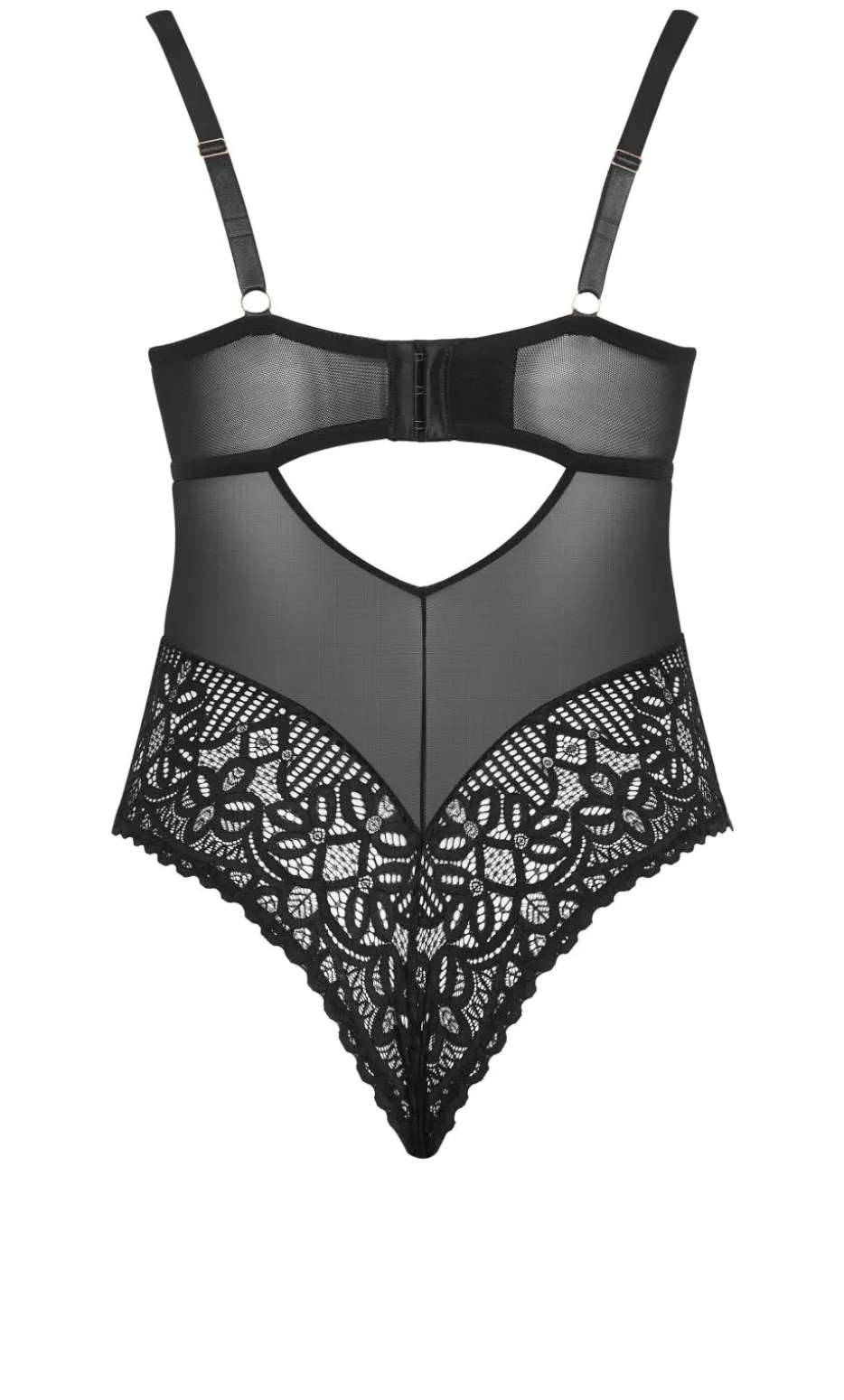 Cassia Underwire Bodysuit - black