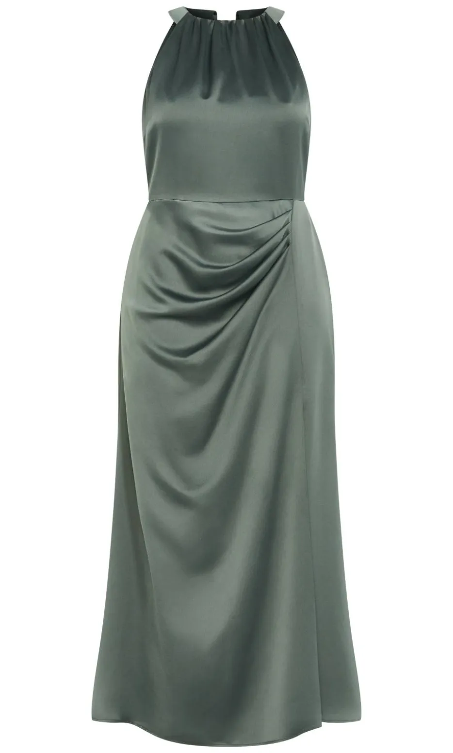 Celina Halter Maxi Dress - sage