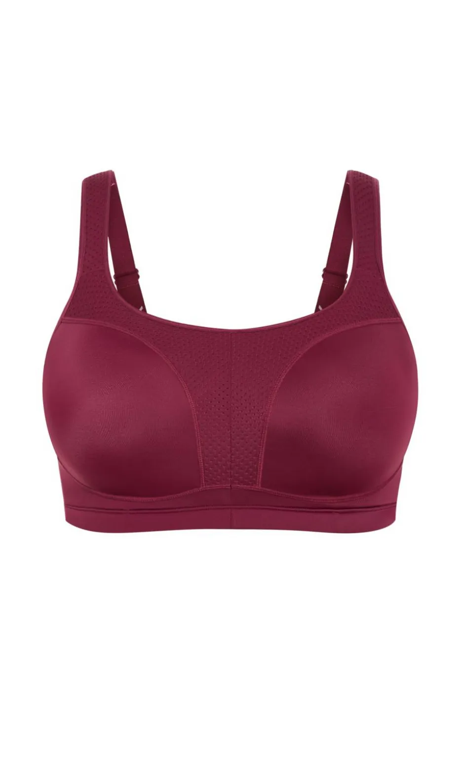 Contour Underwire Sports Bra - dark cherry