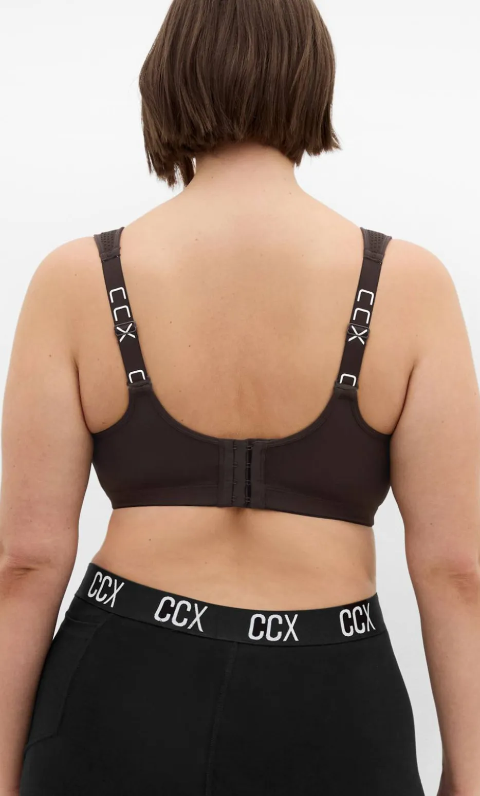 Contour Underwire Sports Bra - chocolate