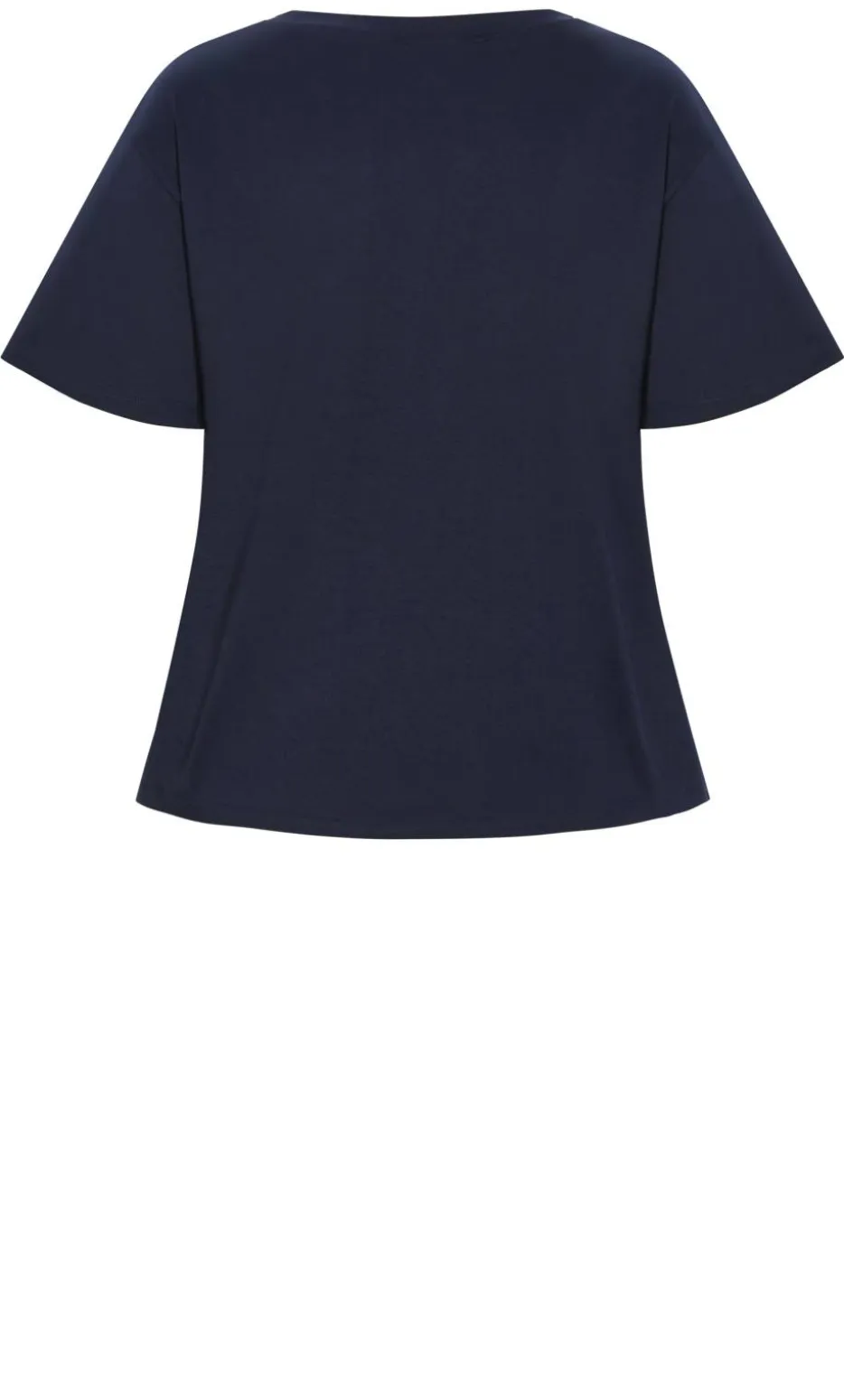 Copenhagen Studio Cotton Tee - navy