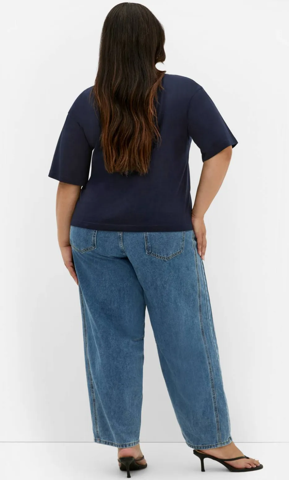Copenhagen Studio Cotton Tee - navy
