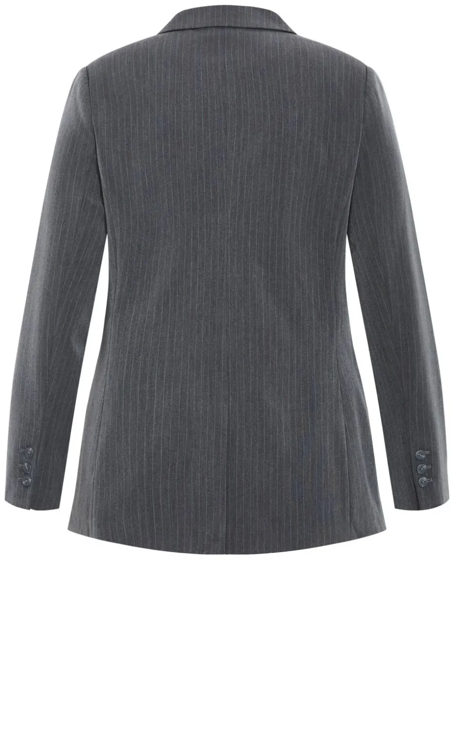 Cora Blue Stripe Blazer - grey