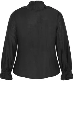 Dakota Frill Top - black