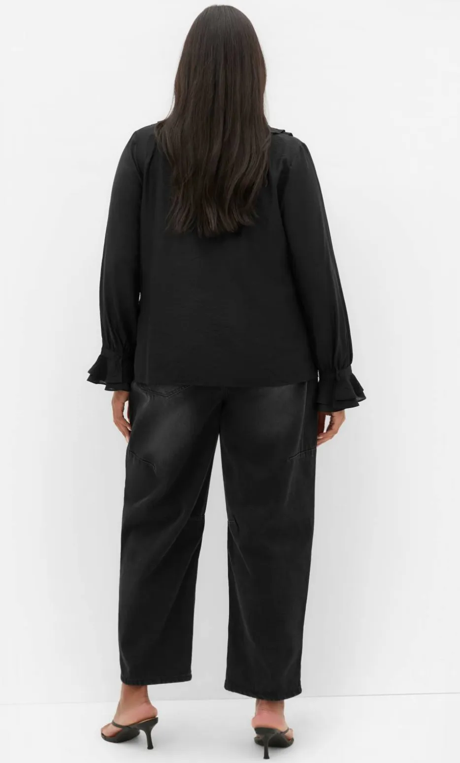Dakota Frill Top - black