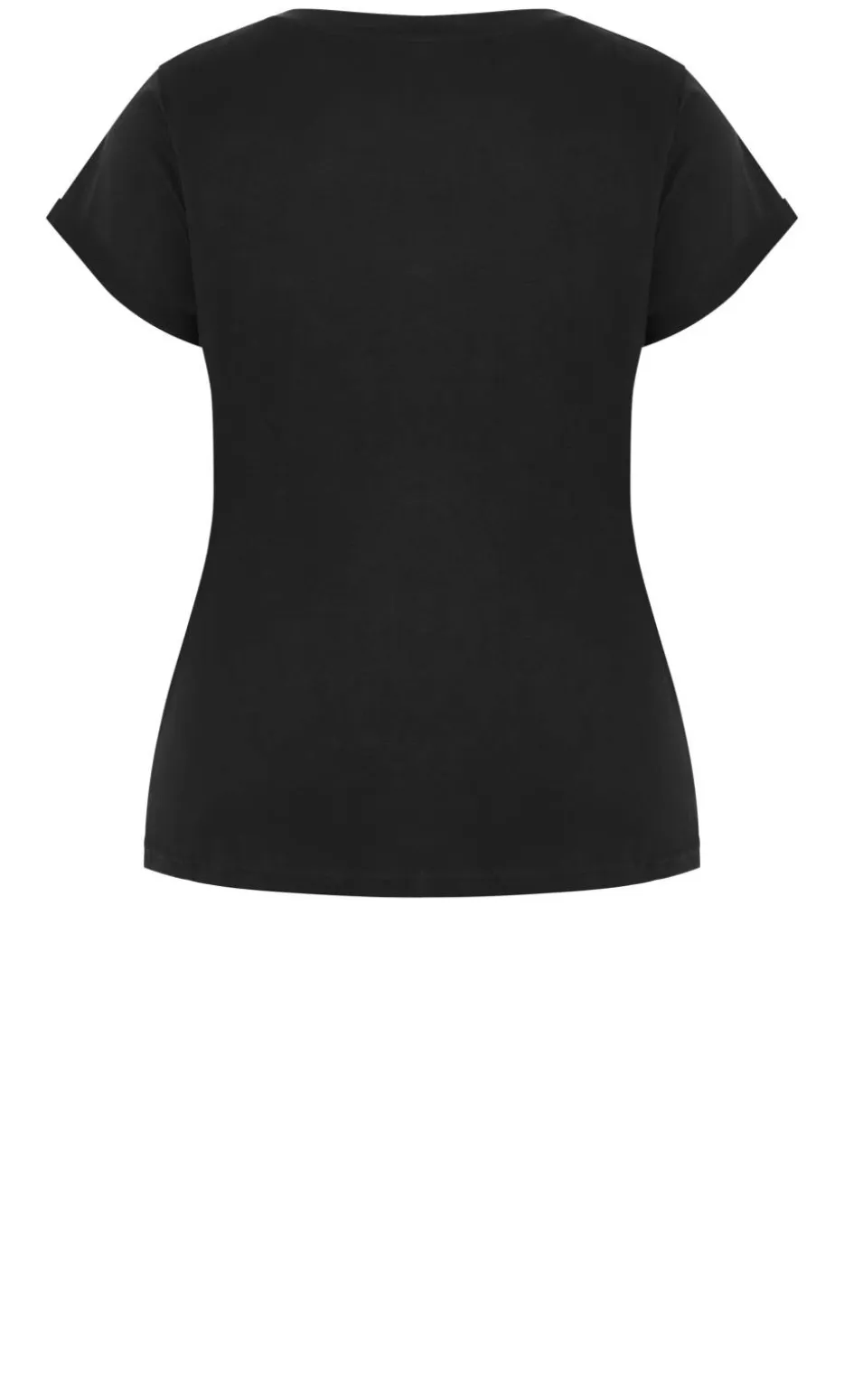 Davina Cotton Tee - black
