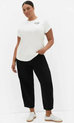 Davina Cotton Tee - ivory