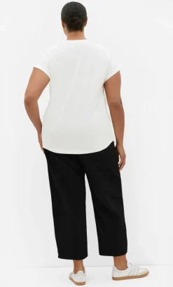 Davina Cotton Tee - ivory