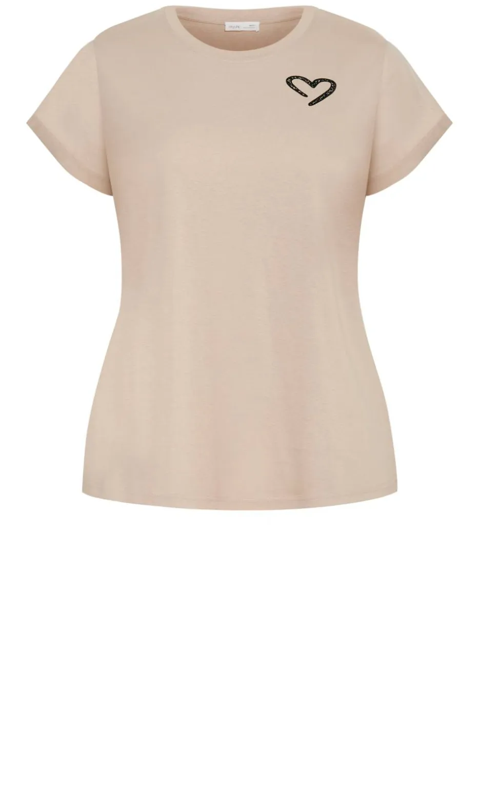 Davina Cotton Tee - stone