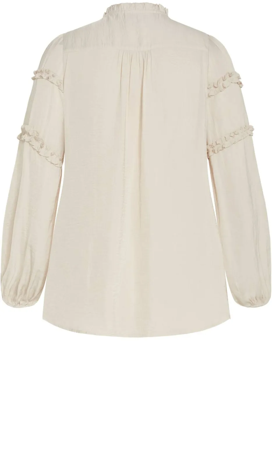 Drama Queen Long Sleeve Shirt - porcelain