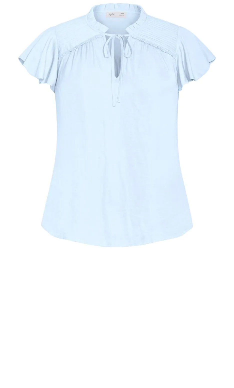 Drama Queen Short Sleeve Shirt - sky blue