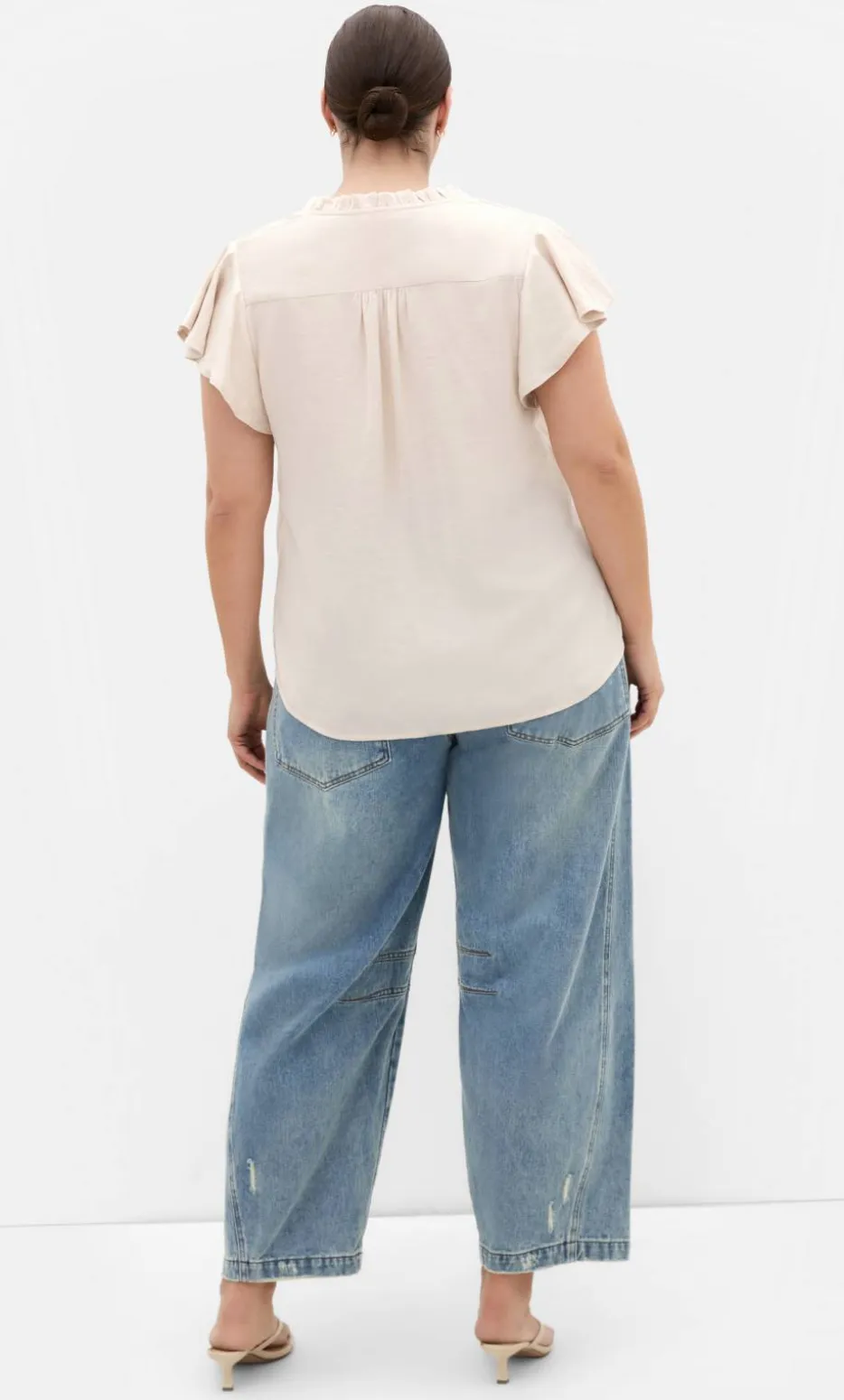 Drama Queen Short Sleeve Shirt - porcelain