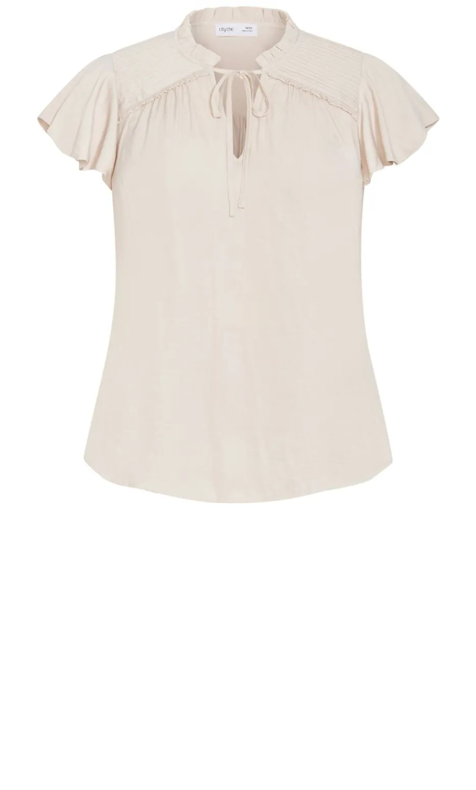 Drama Queen Short Sleeve Shirt - porcelain