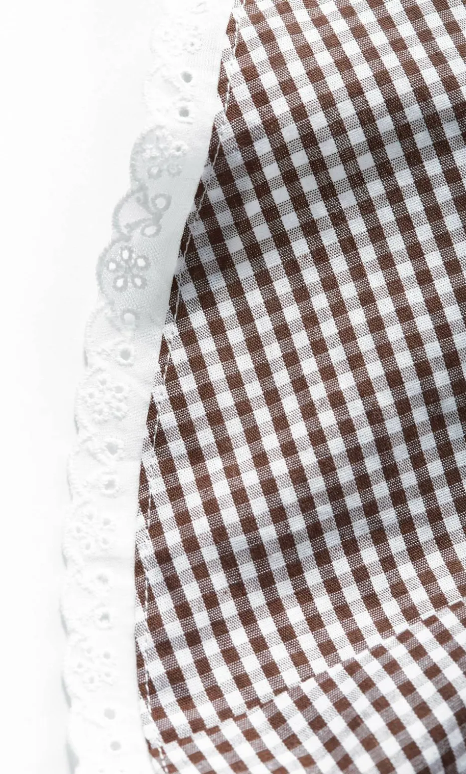 Eleni Gingham Shirt - chocolate