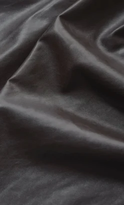 Elianna Faux Leather Mini Dress - espresso