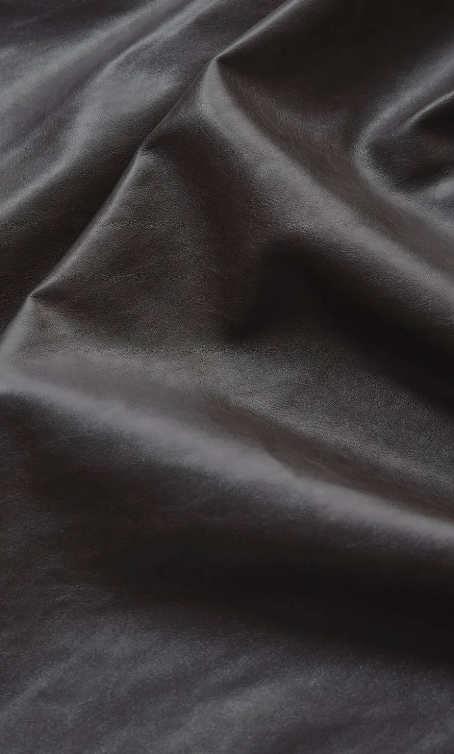 Elianna Faux Leather Mini Dress - espresso