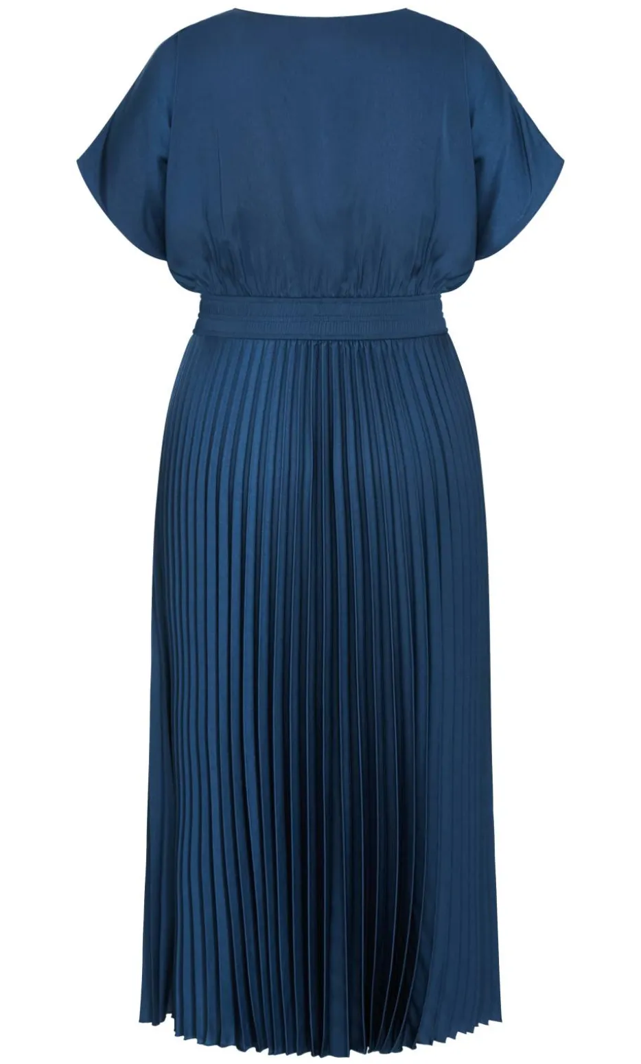 Elia Pleat Dress - petrol