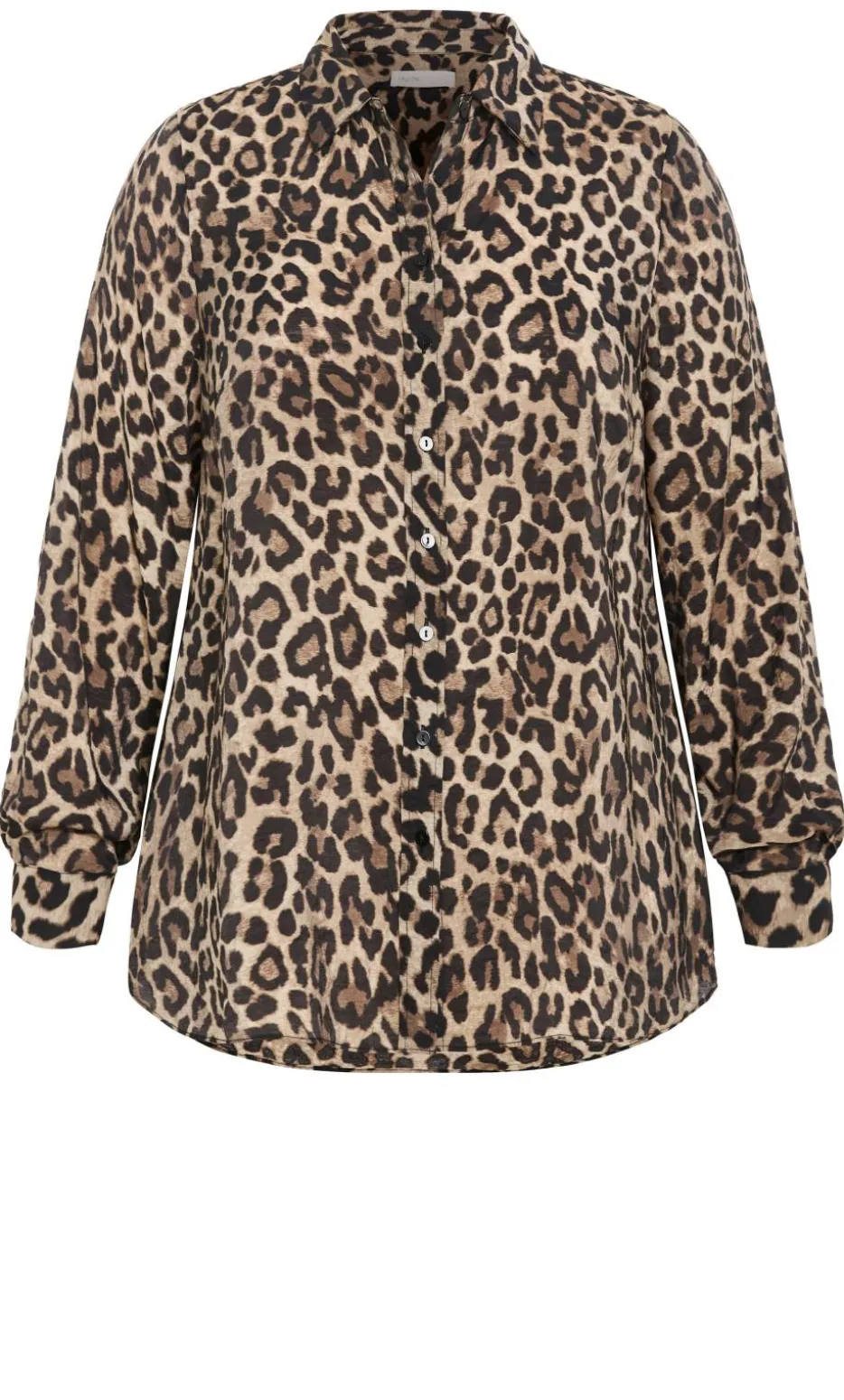 Elsie Leopard Print Shirt - chocolate