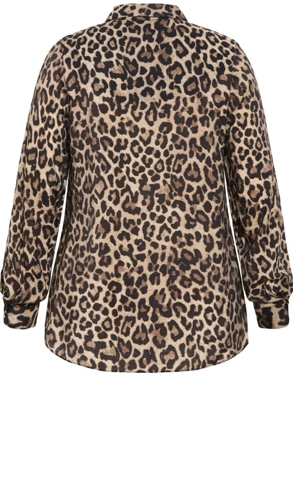Elsie Leopard Print Shirt - chocolate