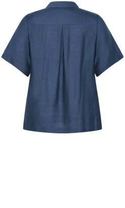 Emma Short Sleeve Shirt - petrol