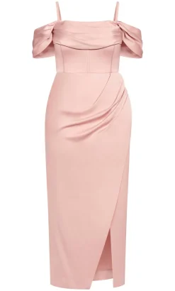 Forbidden Love Maxi Dress - ballet pink