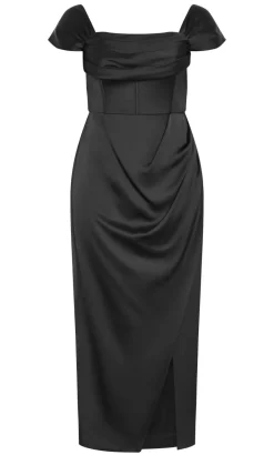 Forbidden Love Maxi Dress - black