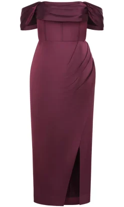 Forbidden Love Maxi Dress - mulberry