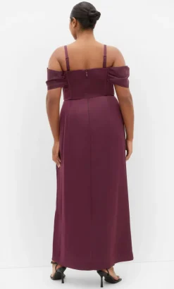 Forbidden Love Maxi Dress - mulberry