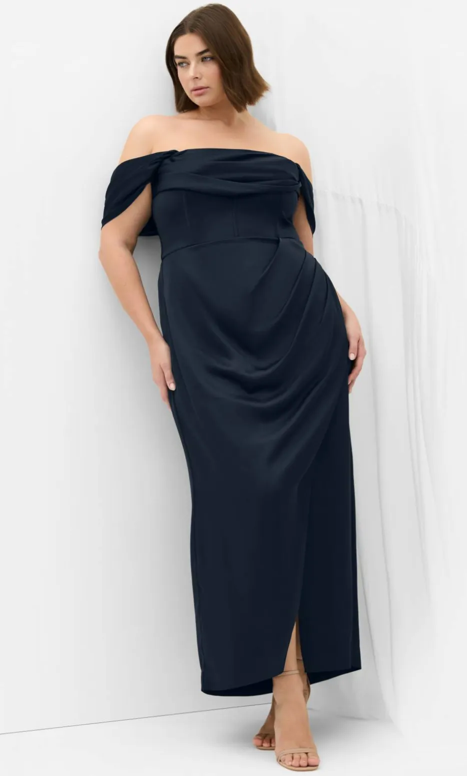 Forbidden Love Maxi Dress - navy