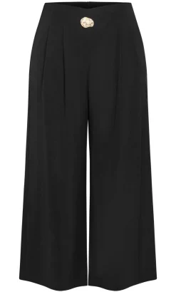 Francesca Wide Leg Pant - black