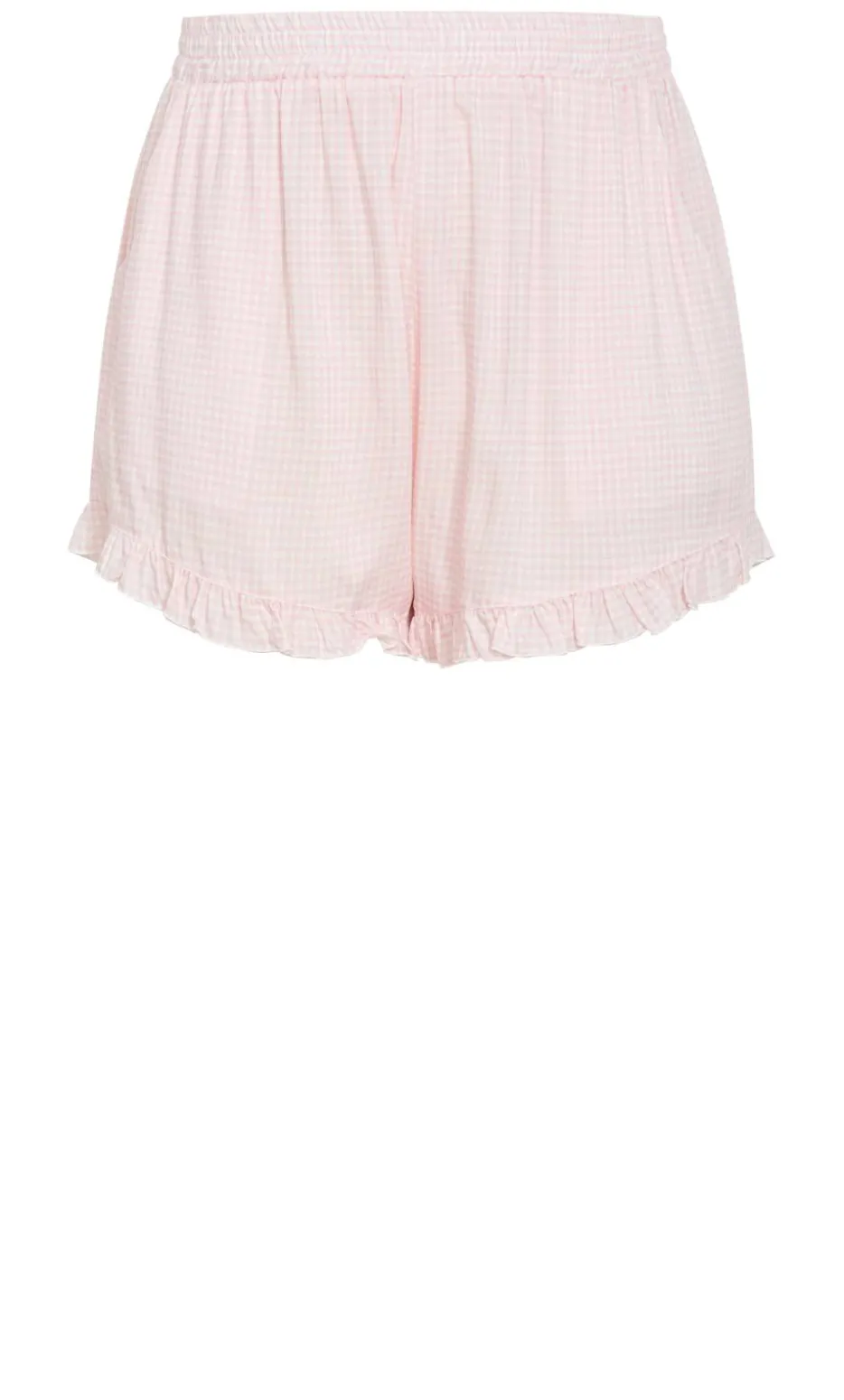 Gigi Gingham Pyjama Shorts - pink