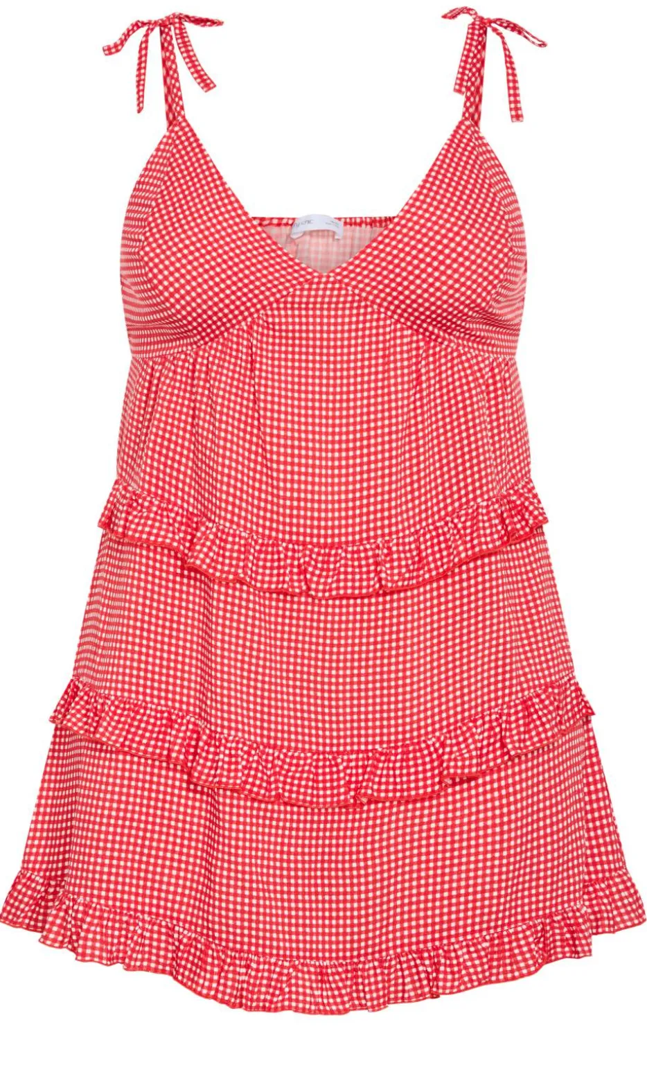 Gigi Gingham Sleep Chemise - red