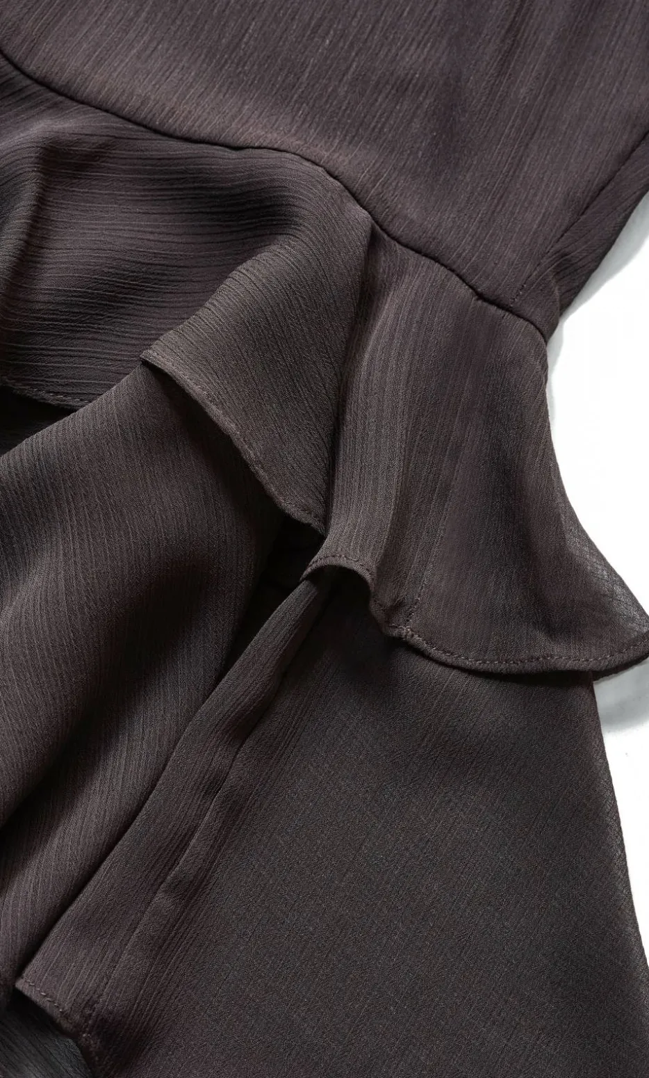 Glam Frill Top - espresso