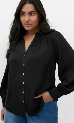 Hadlee Long Sleeve Shirt - black