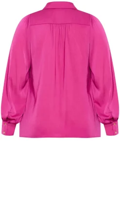 Hadlee Long Sleeve Shirt - framboise