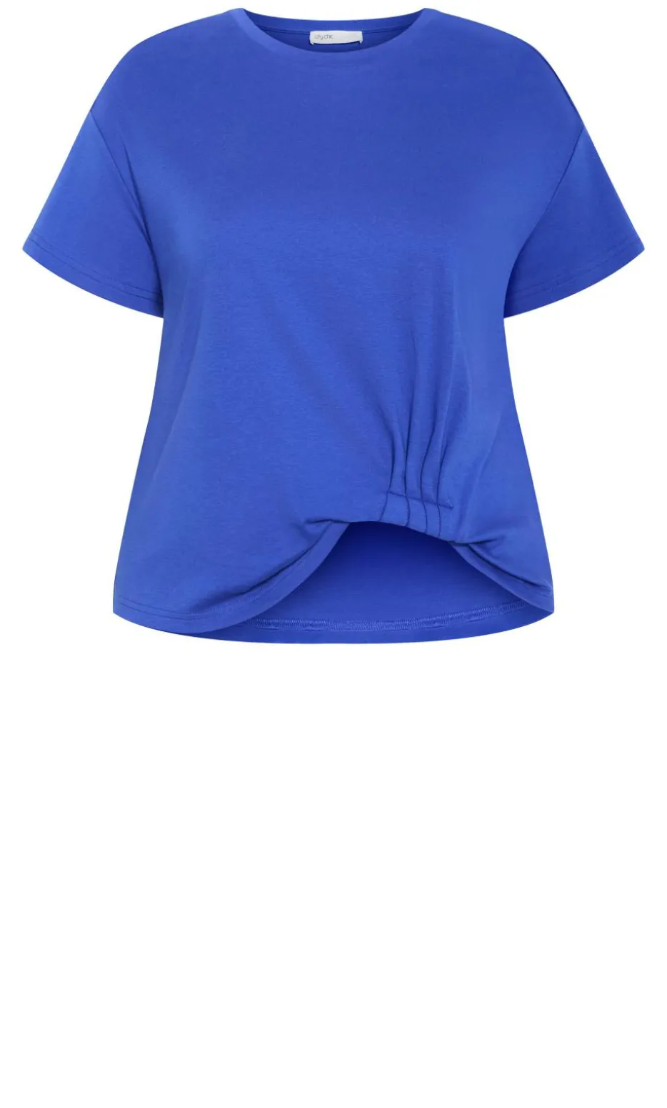 Half Tuck Tee - ocean blue