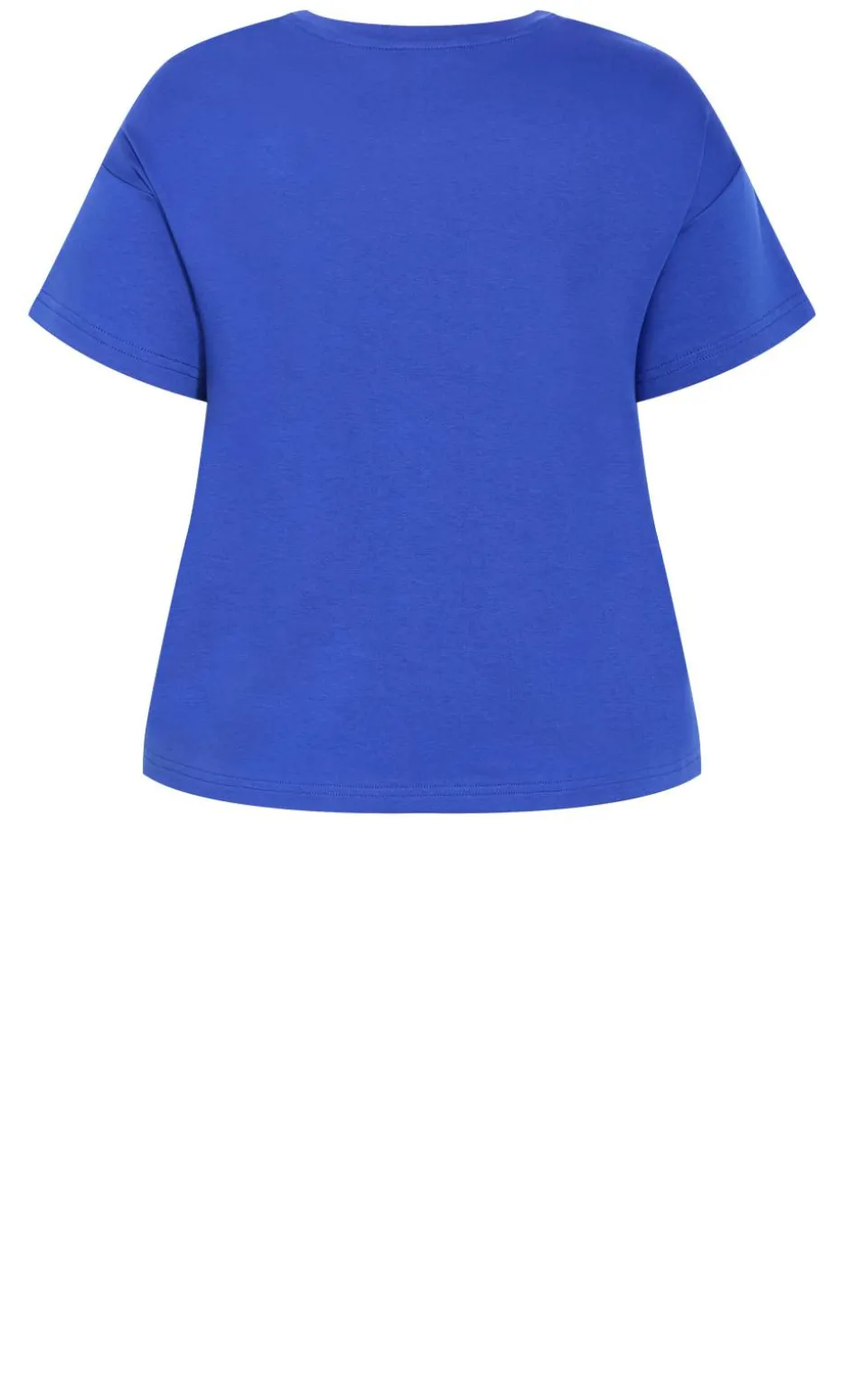 Half Tuck Tee - ocean blue