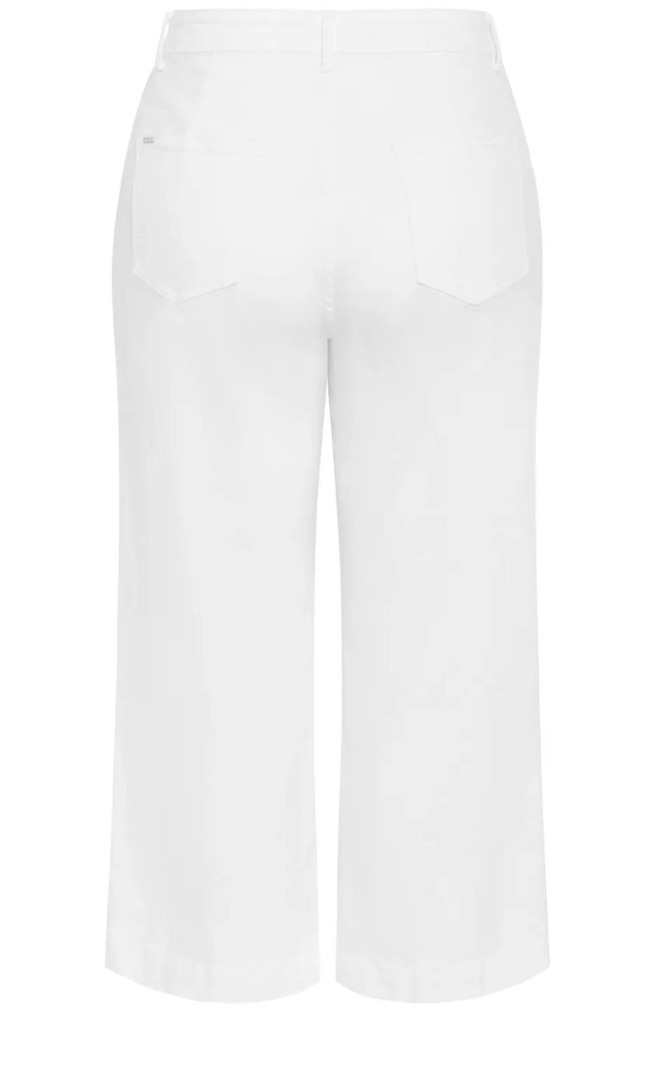 Harley Fit Avery Wide Leg Crop Jean - ivory