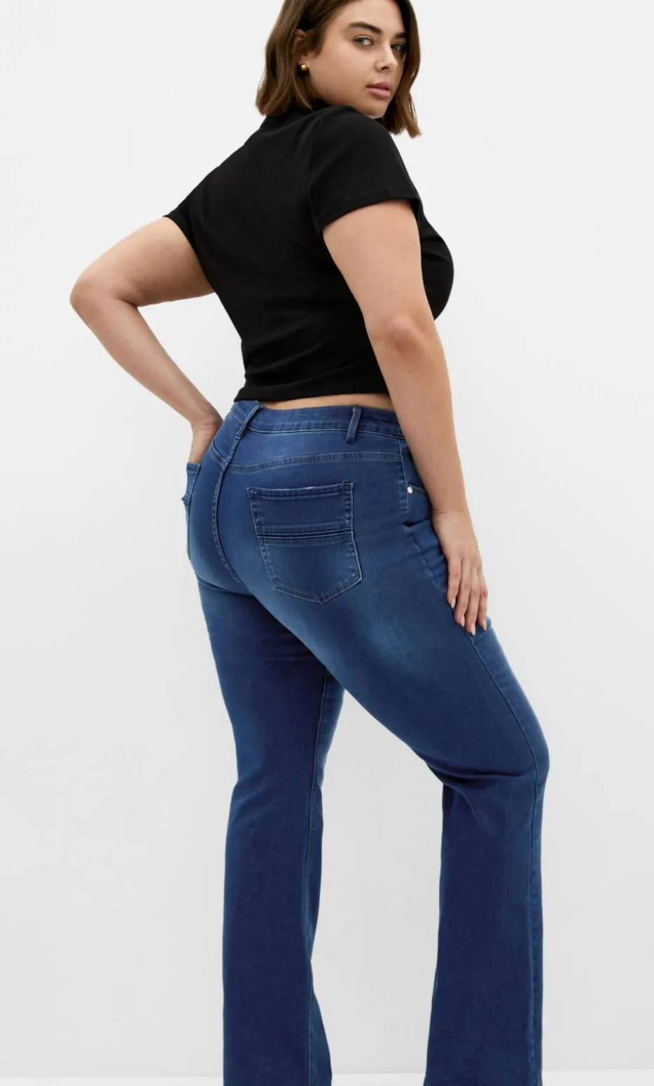 Harley Fit Bootleg Regular Jean - mid wash