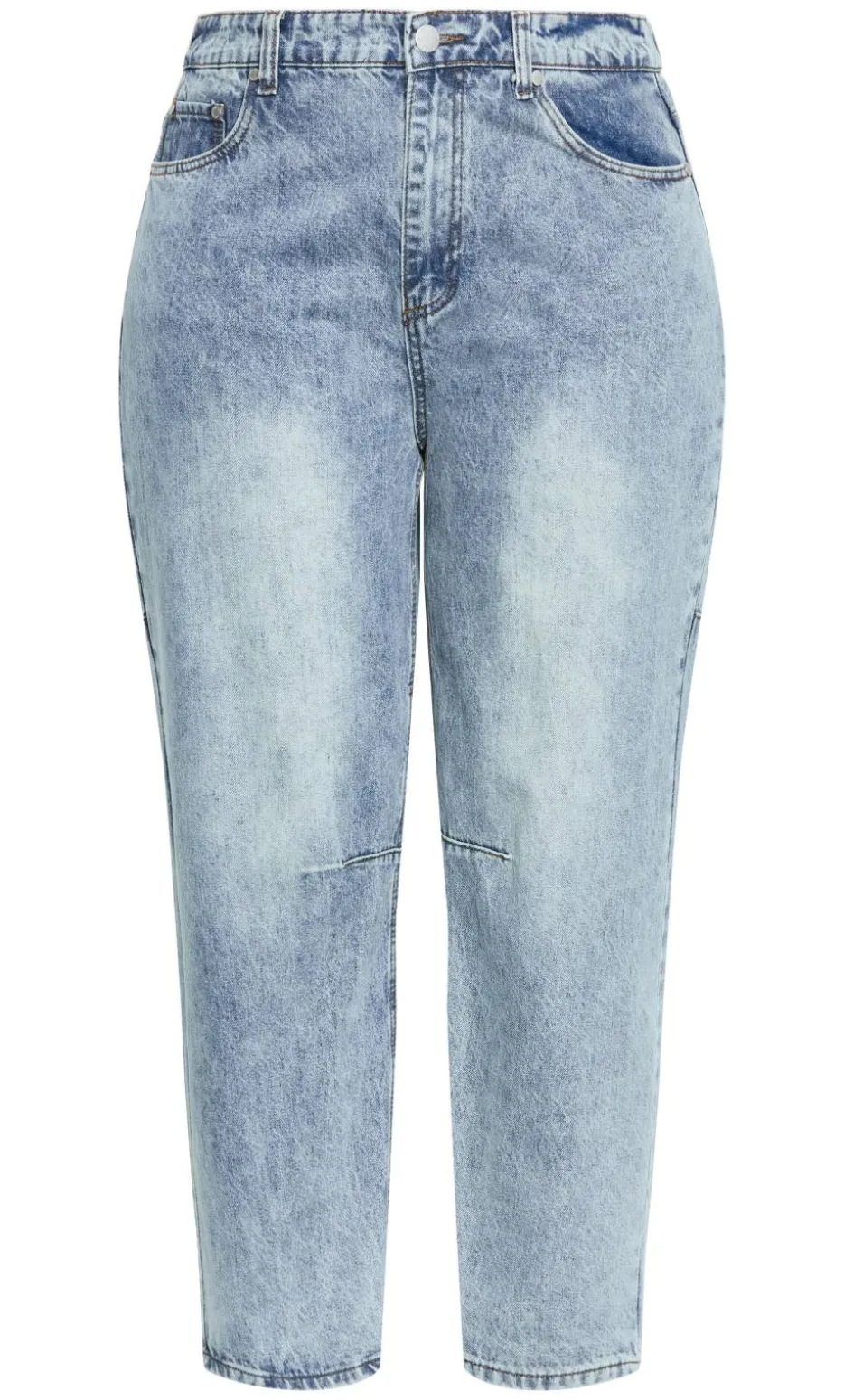 Harley Fit Bridget Barrel Ankle Grazer Jean - vintage mid wash
