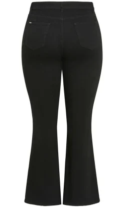 Harley Fit Carla Flare Leg Regular Jean - black