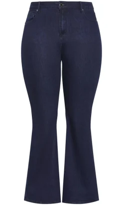 Harley Fit Carla Flare Leg Regular Jean - dark wash