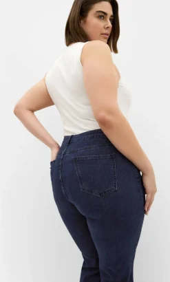 Harley Fit Carla Flare Leg Regular Jean - dark wash
