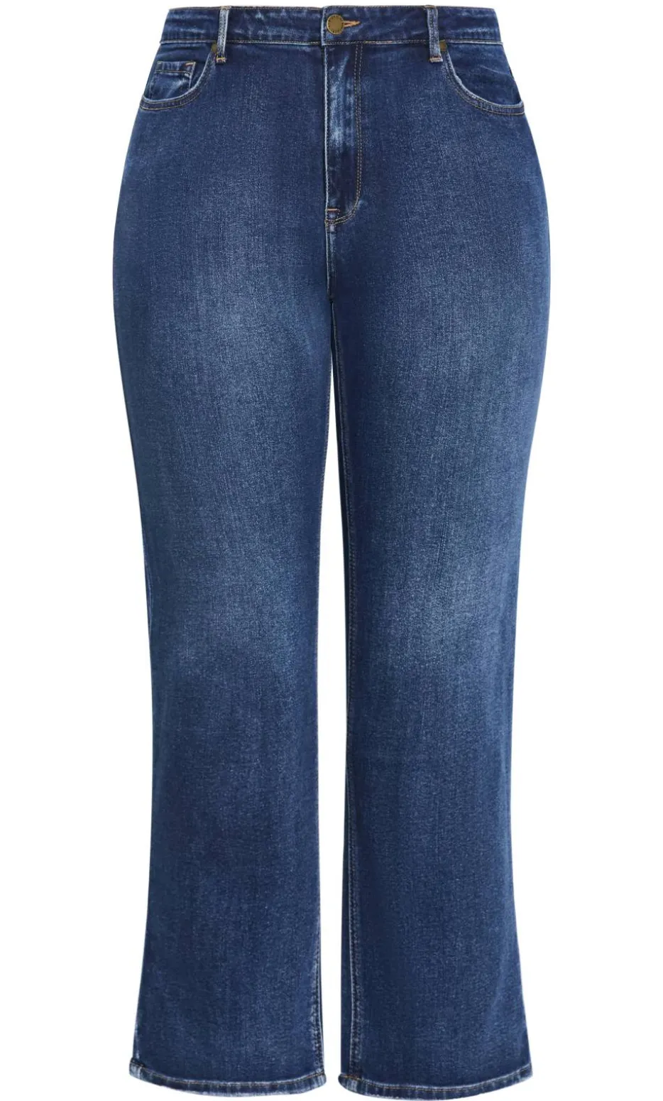 Harley Fit Heidi Ankle Grazer Jean - mid wash