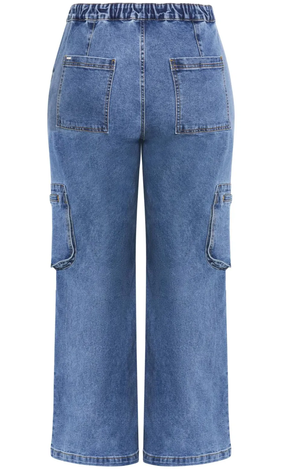 Harley Fit Miley Cargo Regular Jean - mid wash