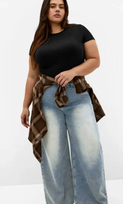 Harley Fit Olivia Relaxed Wide Leg Jean - vintage wash