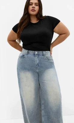 Harley Fit Olivia Relaxed Wide Leg Jean - vintage wash